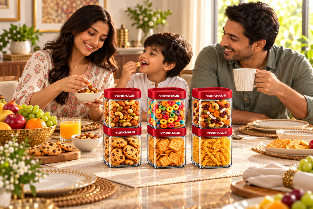 Yorkhaus stackwell Glass Jar 800 ml set of 6